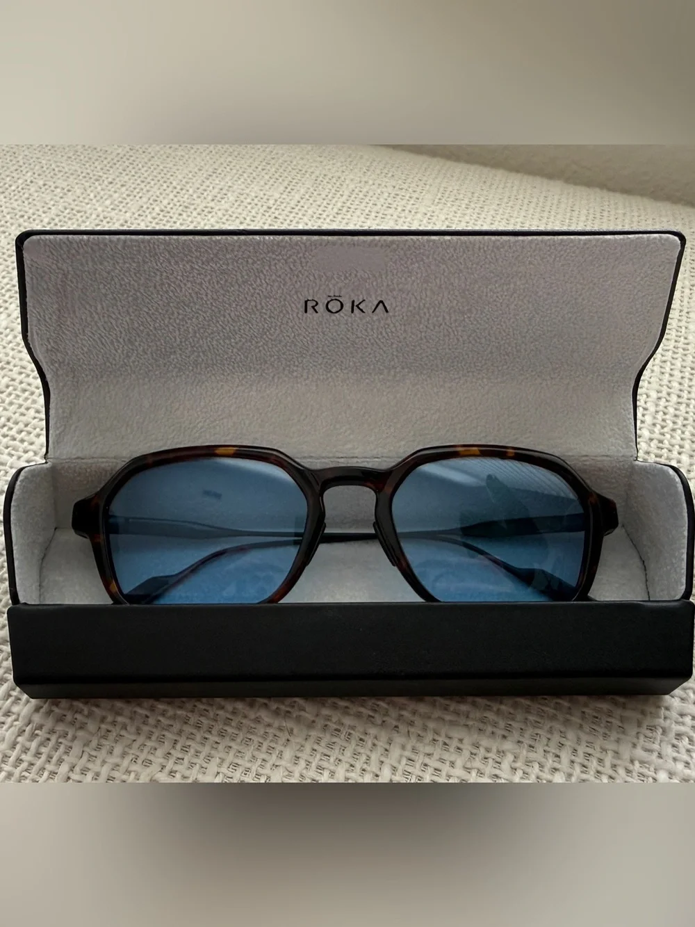 Lewis Roka Sunglasses with blue tinted lens